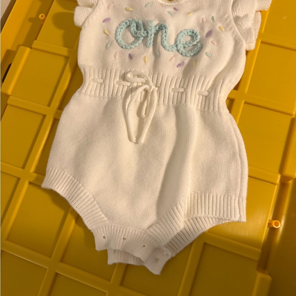 First birthday romper